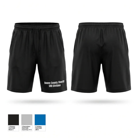 Athletic Shorts With Pockets, Boone County Sheriff / SRO Division, Police, Teamtime, Team time, sublimation, custom sports apparel, team uniforms, spirit wear, spiritwear, sports uniforms, custom shirts, team store, custom team store, fundraiser sports, apparel fundraiser