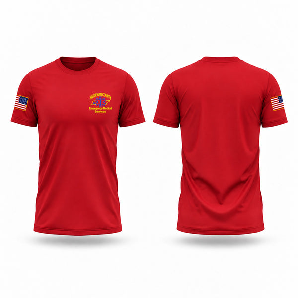 Short Sleeve Performance Shirt, Hardeman County Ambulance Service, EMS/EMT, Teamtime, Team time, sublimation, custom sports apparel, team uniforms, spirit wear, spiritwear, sports uniforms, custom shirts, team store, custom team store, fundraiser sports, apparel fundraiser