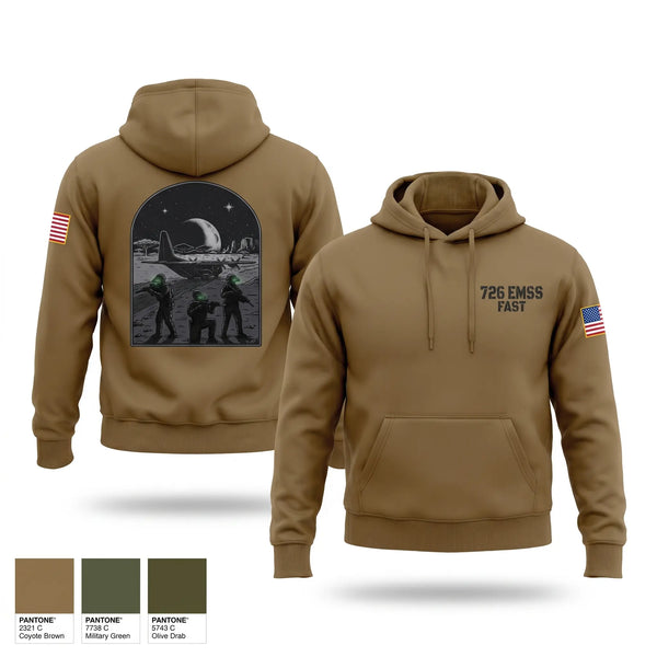 Hoodie, 726 EMSS, Air Force, Teamtime, Team time, sublimation, custom sports apparel, team uniforms, spirit wear, spiritwear, sports uniforms, custom shirts, team store, custom team store, fundraiser sports, apparel fundraiser