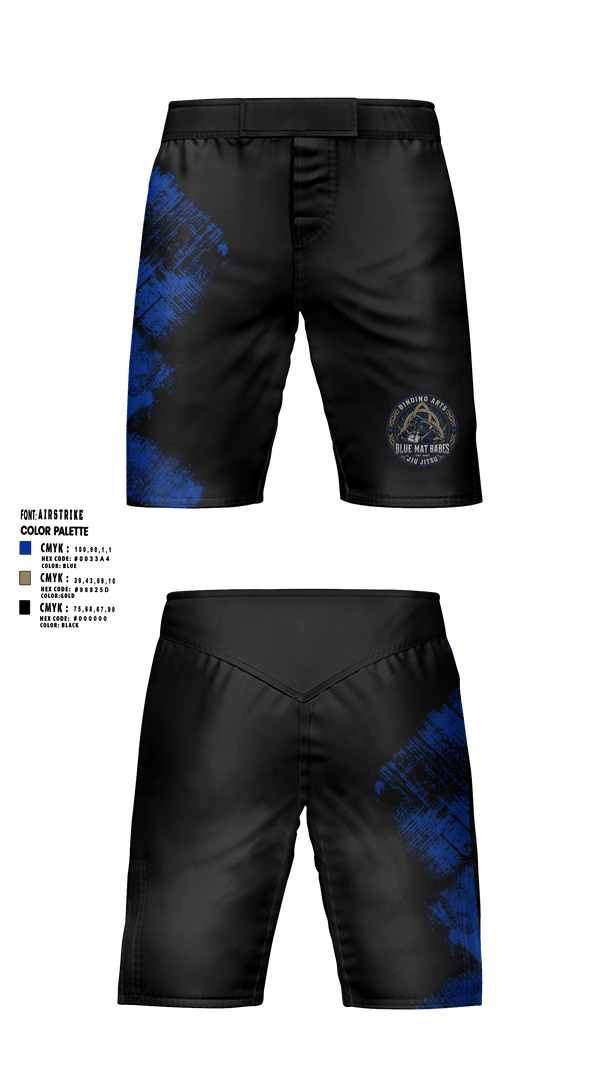 Fight Shorts, Binding Arts Jiu Jitsu, , Teamtime, Team time, sublimation, custom sports apparel, team uniforms, spirit wear, spiritwear, sports uniforms, custom shirts, team store, custom team store, fundraiser sports, apparel fundraiser