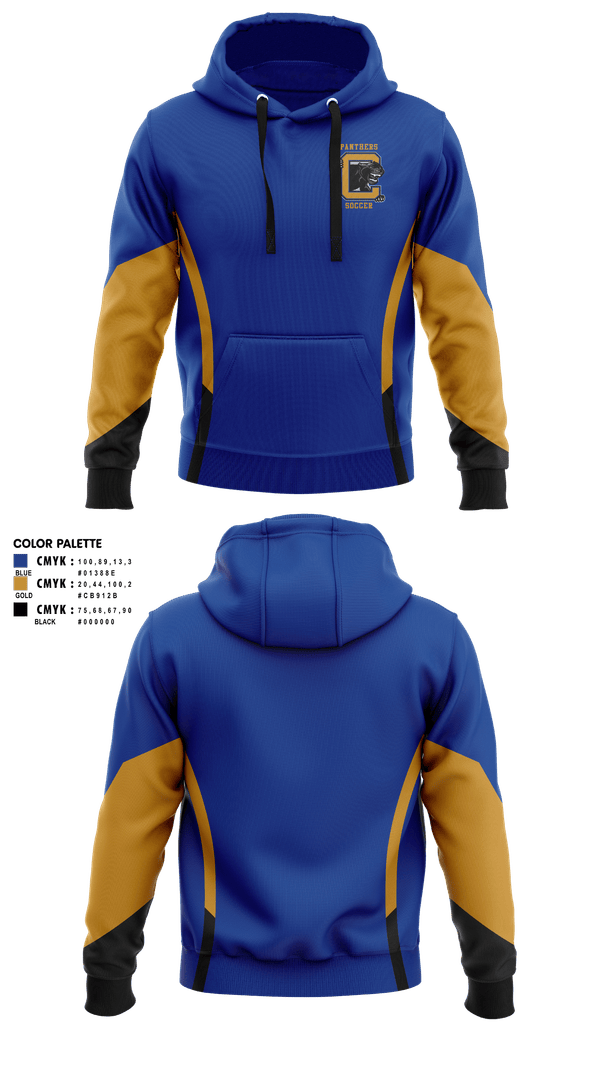 Hoodie, Panthers, Men's Soccer, Teamtime, Team time, sublimation, custom sports apparel, team uniforms, spirit wear, spiritwear, sports uniforms, custom shirts, team store, custom team store, fundraiser sports, apparel fundraiser