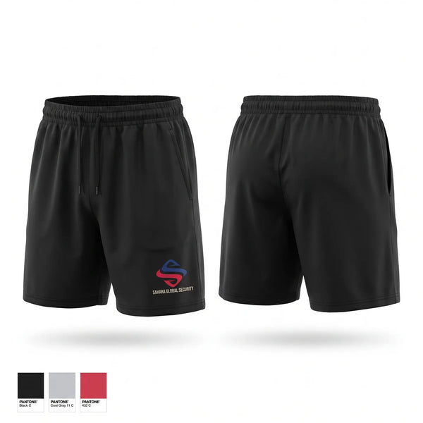 Athletic Shorts With Pockets, Sahara Global Security, Fire Department, Teamtime, Team time, sublimation, custom sports apparel, team uniforms, spirit wear, spiritwear, sports uniforms, custom shirts, team store, custom team store, fundraiser sports, apparel fundraiser