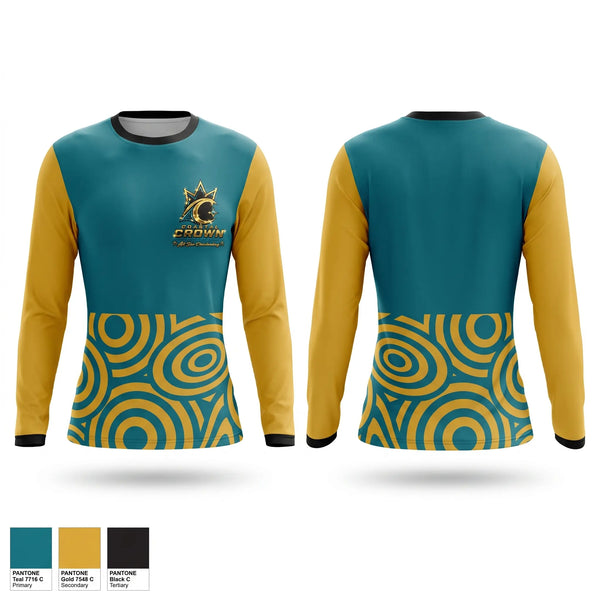Long Sleeve Performance Shirt, Coastal Crown Elite, Cheer, Teamtime, Team time, sublimation, custom sports apparel, team uniforms, spirit wear, spiritwear, sports uniforms, custom shirts, team store, custom team store, fundraiser sports, apparel fundraiser
