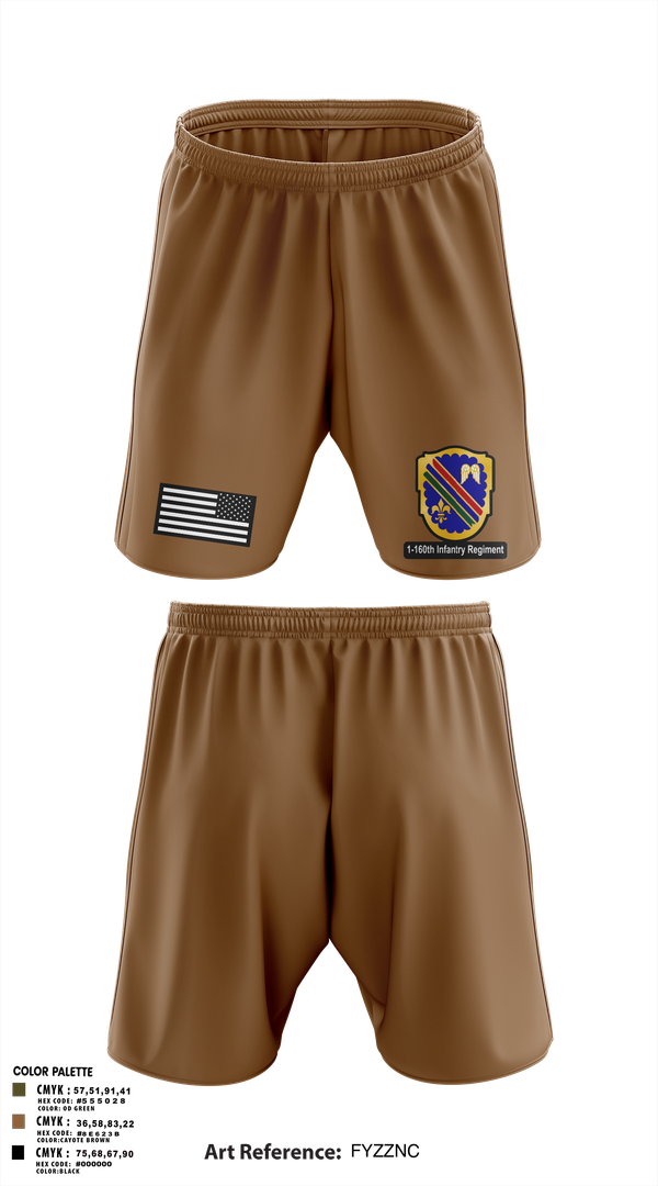 Athletic Shorts With Pockets, Co A, 1st-160th INF, 79th IBCT, , Teamtime, Team time, sublimation, custom sports apparel, team uniforms, spirit wear, spiritwear, sports uniforms, custom shirts, team store, custom team store, fundraiser sports, apparel fundraiser