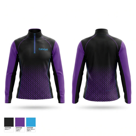 Quarter Zip Jacket, Catalyst, Baseball, Teamtime, Team time, sublimation, custom sports apparel, team uniforms, spirit wear, spiritwear, sports uniforms, custom shirts, team store, custom team store, fundraiser sports, apparel fundraiser