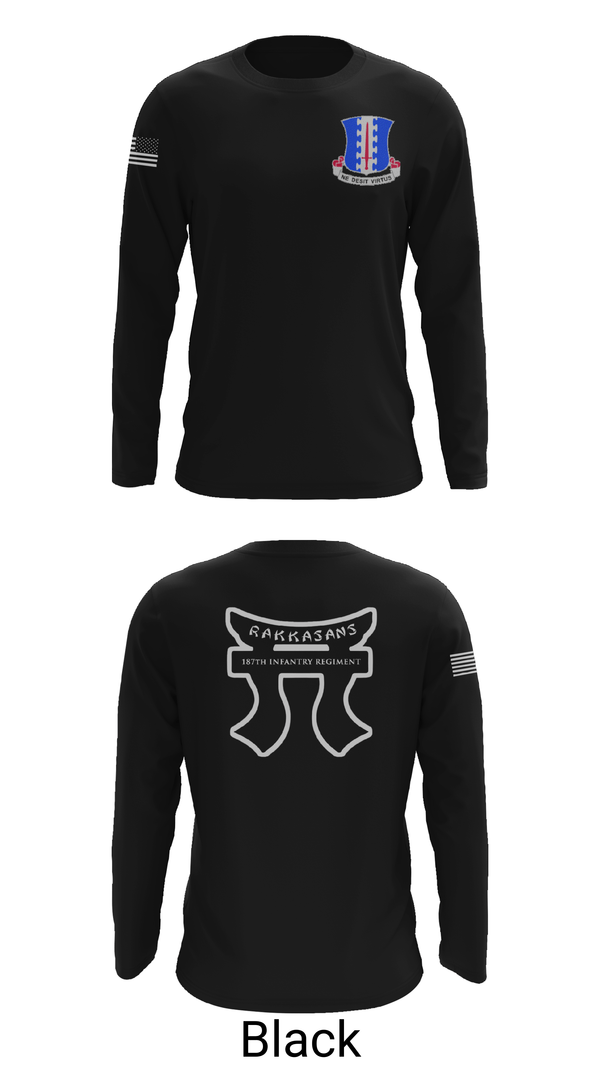 Long Sleeve Performance Shirt, 3/187, Army, Teamtime, Team time, sublimation, custom sports apparel, team uniforms, spirit wear, spiritwear, sports uniforms, custom shirts, team store, custom team store, fundraiser sports, apparel fundraiser