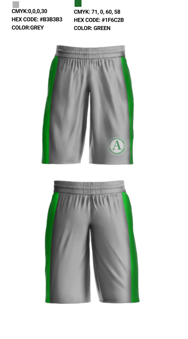 Mens Basketball Shorts, Arborbrook Christian Academy Falcons, Spirit Store, Teamtime, Team time, sublimation, custom sports apparel, team uniforms, spirit wear, spiritwear, sports uniforms, custom shirts, team store, custom team store, fundraiser sports, apparel fundraiser