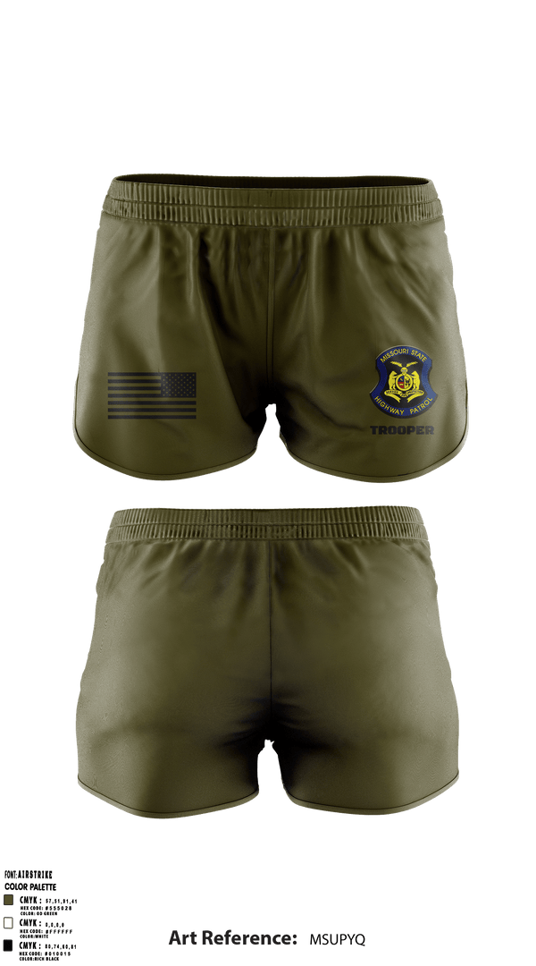 Ranger Panties, MSHP Class 120, Police, Teamtime, Team time, sublimation, custom sports apparel, team uniforms, spirit wear, spiritwear, sports uniforms, custom shirts, team store, custom team store, fundraiser sports, apparel fundraiser