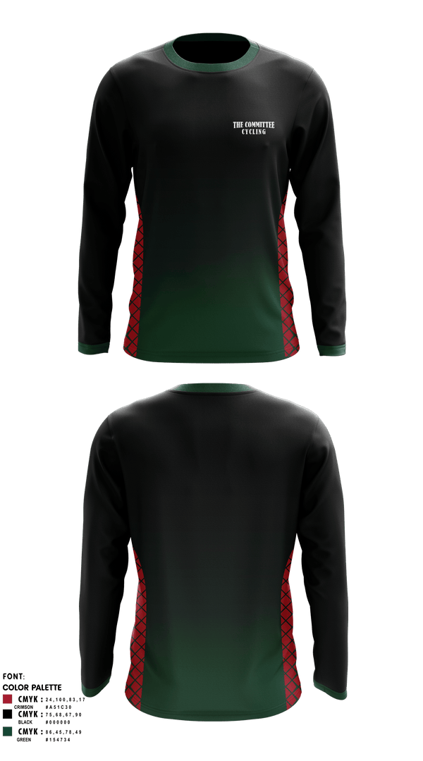 Long Sleeve Performance Shirt, The Committee, Cycling, Teamtime, Team time, sublimation, custom sports apparel, team uniforms, spirit wear, spiritwear, sports uniforms, custom shirts, team store, custom team store, fundraiser sports, apparel fundraiser