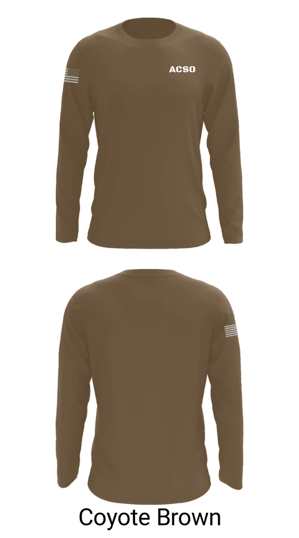 Long Sleeve Performance Shirt, ACSO, Police, Teamtime, Team time, sublimation, custom sports apparel, team uniforms, spirit wear, spiritwear, sports uniforms, custom shirts, team store, custom team store, fundraiser sports, apparel fundraiser