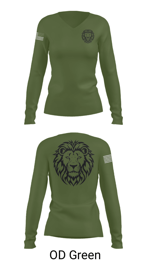 Women's Long Sleeve Vneck Shirt, 382 SRT, Army, Teamtime, Team time, sublimation, custom sports apparel, team uniforms, spirit wear, spiritwear, sports uniforms, custom shirts, team store, custom team store, fundraiser sports, apparel fundraiser