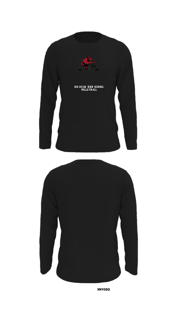 Long Sleeve Performance Shirt, Big Bear High School Volleyball, Women's Volleyball, Teamtime, Team time, sublimation, custom sports apparel, team uniforms, spirit wear, spiritwear, sports uniforms, custom shirts, team store, custom team store, fundraiser sports, apparel fundraiser
