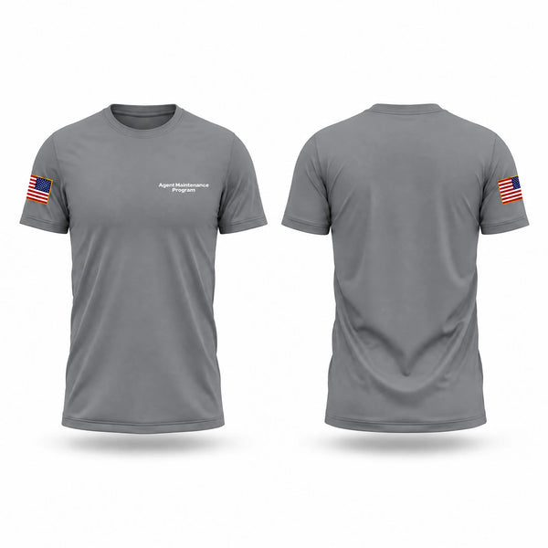 Old School Cotton Feel Shirt, Agent Maintenance Program, Police, Teamtime, Team time, sublimation, custom sports apparel, team uniforms, spirit wear, spiritwear, sports uniforms, custom shirts, team store, custom team store, fundraiser sports, apparel fundraiser