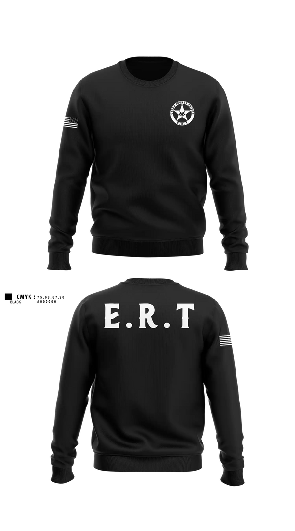 Crew Neck Sweatshirt, Otero county prison, Police, Teamtime, Team time, sublimation, custom sports apparel, team uniforms, spirit wear, spiritwear, sports uniforms, custom shirts, team store, custom team store, fundraiser sports, apparel fundraiser