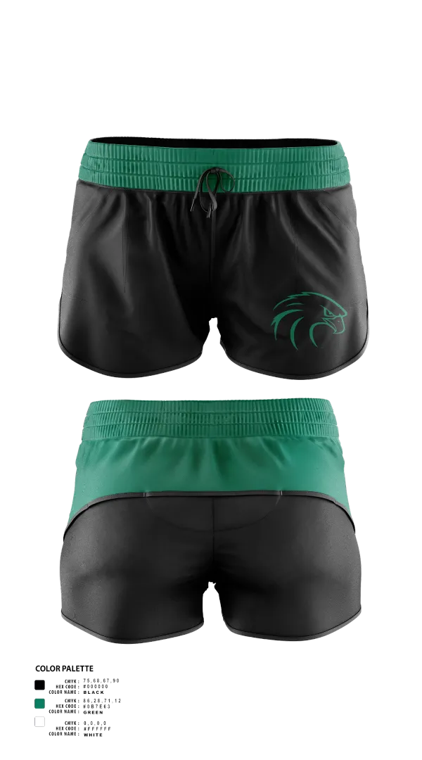 Womens Shorts, NSU Riverhawks Football, , Teamtime, Team time, sublimation, custom sports apparel, team uniforms, spirit wear, spiritwear, sports uniforms, custom shirts, team store, custom team store, fundraiser sports, apparel fundraiser