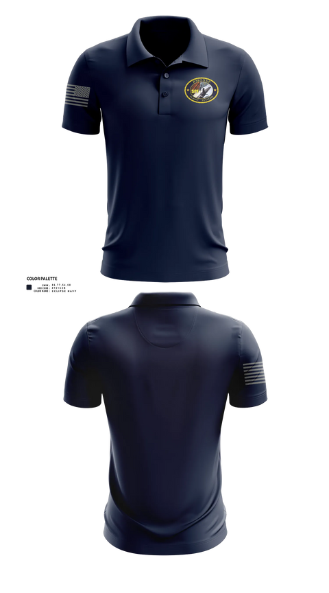 Short Sleeve Performance Polo, PMO SSP Flight Systems, Navy, Teamtime, Team time, sublimation, custom sports apparel, team uniforms, spirit wear, spiritwear, sports uniforms, custom shirts, team store, custom team store, fundraiser sports, apparel fundraiser