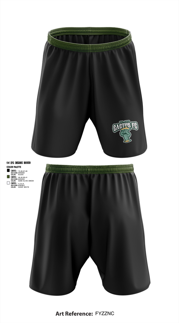 Athletic Shorts With Pockets, Cactus Fc, Men's Soccer, Teamtime, Team time, sublimation, custom sports apparel, team uniforms, spirit wear, spiritwear, sports uniforms, custom shirts, team store, custom team store, fundraiser sports, apparel fundraiser