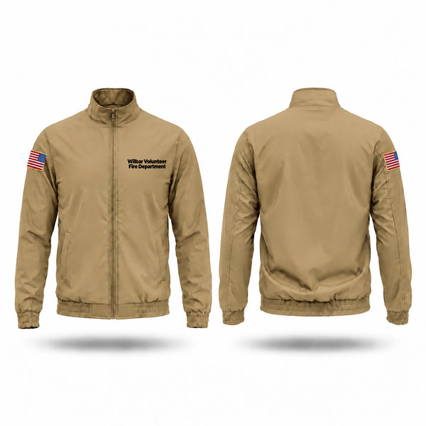 Windbreaker, Wilbar Volunteer Fire Department, Fire Department, Teamtime, Team time, sublimation, custom sports apparel, team uniforms, spirit wear, spiritwear, sports uniforms, custom shirts, team store, custom team store, fundraiser sports, apparel fundraiser