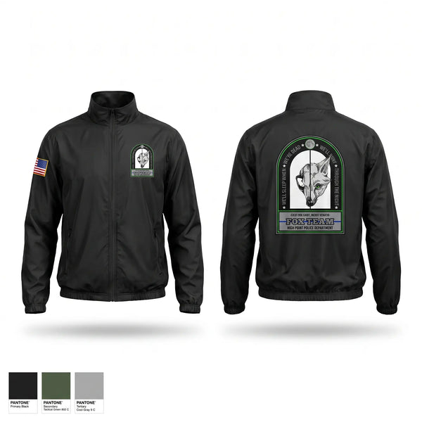 Windbreaker, Fox Team, Police, Teamtime, Team time, sublimation, custom sports apparel, team uniforms, spirit wear, spiritwear, sports uniforms, custom shirts, team store, custom team store, fundraiser sports, apparel fundraiser