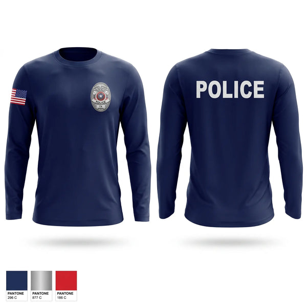 Long Sleeve Performance Shirt, Palm Valley Police Department, Police, Teamtime, Team time, sublimation, custom sports apparel, team uniforms, spirit wear, spiritwear, sports uniforms, custom shirts, team store, custom team store, fundraiser sports, apparel fundraiser