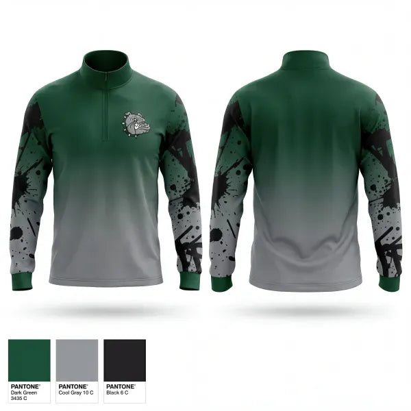 Quarter Zip Jacket, Monroe-Gregg School District, Police, Teamtime, Team time, sublimation, custom sports apparel, team uniforms, spirit wear, spiritwear, sports uniforms, custom shirts, team store, custom team store, fundraiser sports, apparel fundraiser