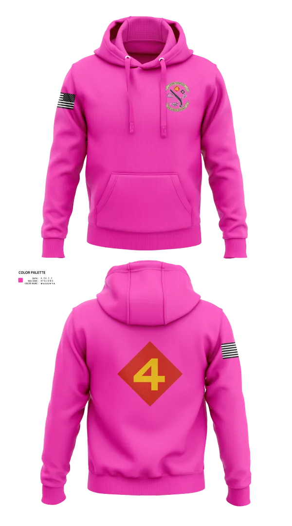 Hoodie, 14th Marine regiment 4th Marine corps division, , Teamtime, Team time, sublimation, custom sports apparel, team uniforms, spirit wear, spiritwear, sports uniforms, custom shirts, team store, custom team store, fundraiser sports, apparel fundraiser