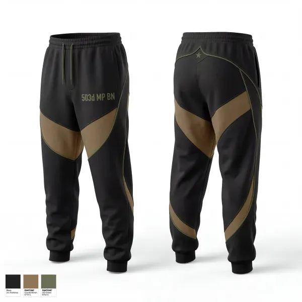 Sweatpants, 503d MP BN, Army, Teamtime, Team time, sublimation, custom sports apparel, team uniforms, spirit wear, spiritwear, sports uniforms, custom shirts, team store, custom team store, fundraiser sports, apparel fundraiser
