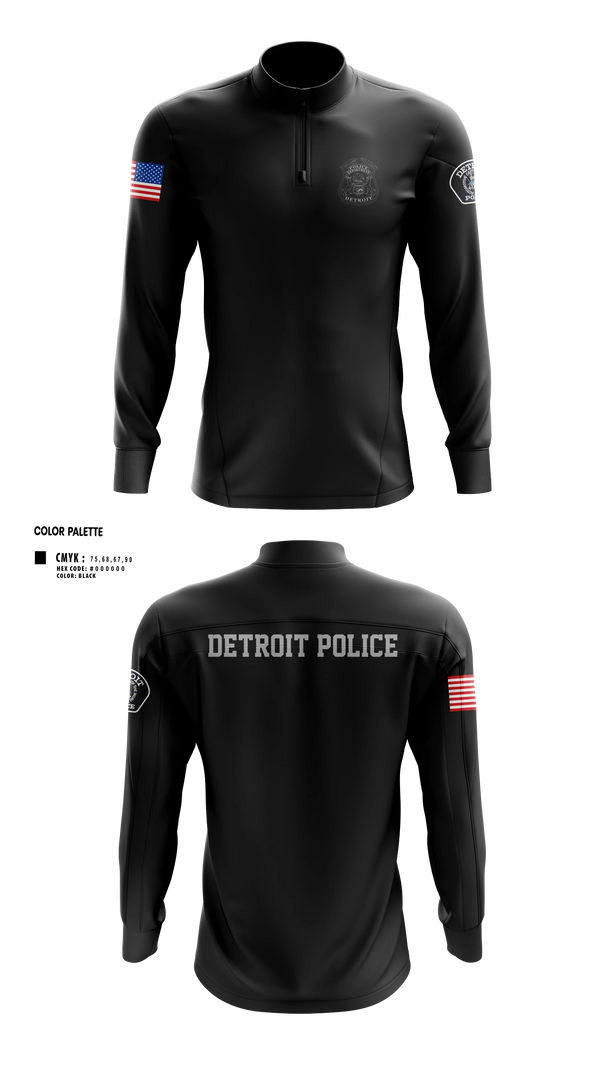 Quarter Zip Jacket, 12th Precinct Special Operations, Police, Teamtime, Team time, sublimation, custom sports apparel, team uniforms, spirit wear, spiritwear, sports uniforms, custom shirts, team store, custom team store, fundraiser sports, apparel fundraiser