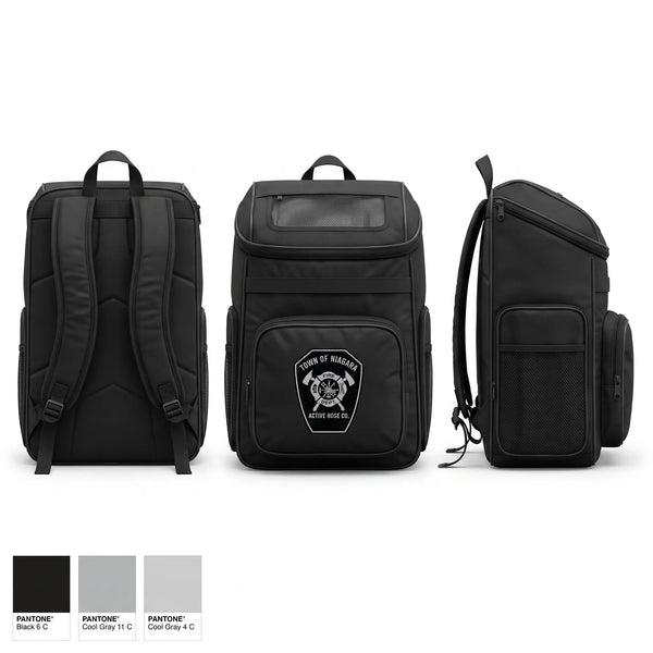 Gear Bag, Town of Niagara Truck 8, Fire Department, Teamtime, Team time, sublimation, custom sports apparel, team uniforms, spirit wear, spiritwear, sports uniforms, custom shirts, team store, custom team store, fundraiser sports, apparel fundraiser