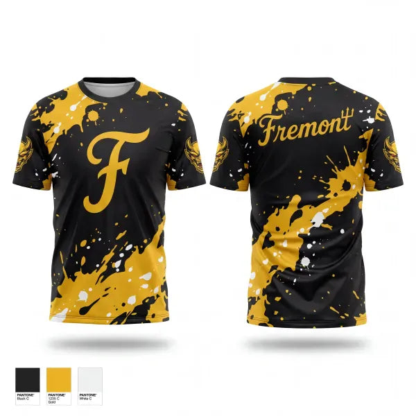 Old School Cotton Feel Shirt, Fremont Yellow Devils, Baseball, Teamtime, Team time, sublimation, custom sports apparel, team uniforms, spirit wear, spiritwear, sports uniforms, custom shirts, team store, custom team store, fundraiser sports, apparel fundraiser