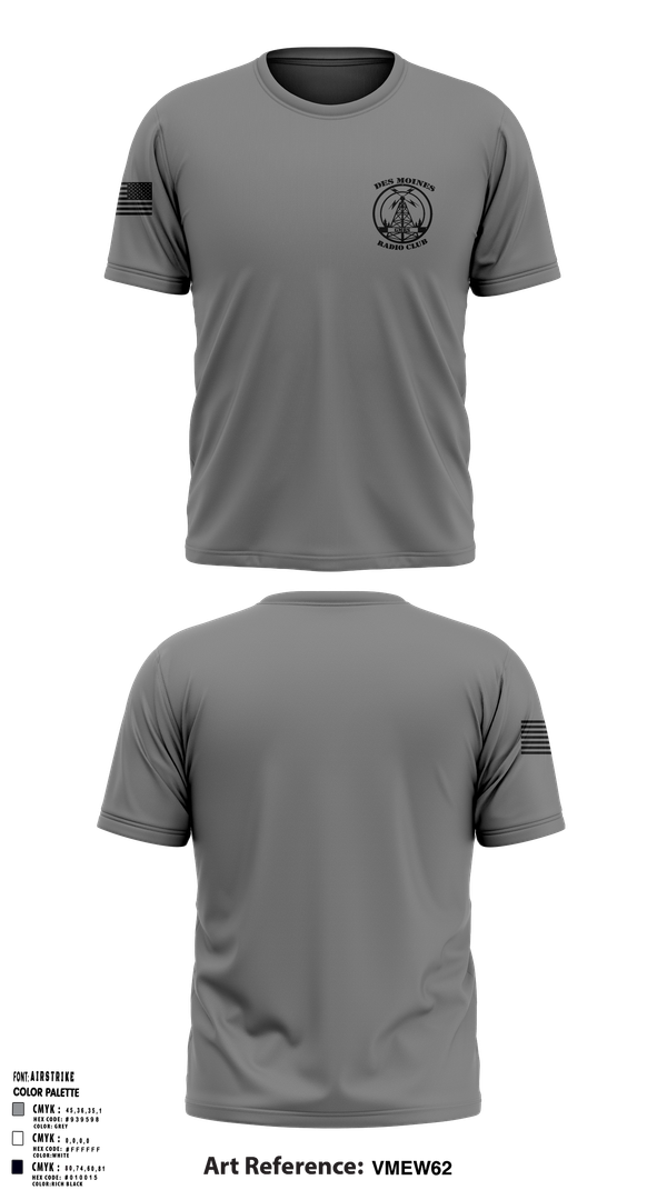 Short Sleeve Performance Shirt, Des Moines GMRS Radio Club, , Teamtime, Team time, sublimation, custom sports apparel, team uniforms, spirit wear, spiritwear, sports uniforms, custom shirts, team store, custom team store, fundraiser sports, apparel fundraiser