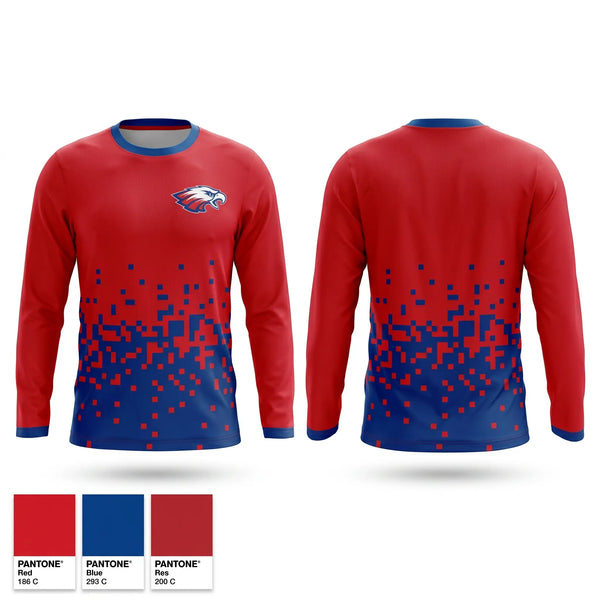 Long Sleeve Performance Shirt, Firebaugh eagles, Softball, Teamtime, Team time, sublimation, custom sports apparel, team uniforms, spirit wear, spiritwear, sports uniforms, custom shirts, team store, custom team store, fundraiser sports, apparel fundraiser