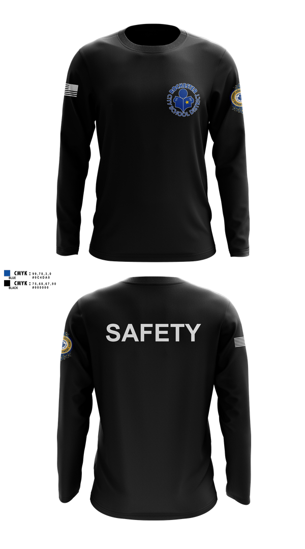 Long Sleeve Performance Shirt, RCSD ROCHESTER NY, Police, Teamtime, Team time, sublimation, custom sports apparel, team uniforms, spirit wear, spiritwear, sports uniforms, custom shirts, team store, custom team store, fundraiser sports, apparel fundraiser
