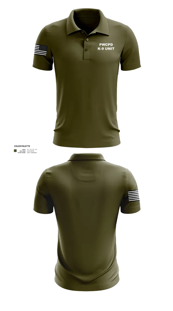 Short Sleeve Performance Polo, PWCPD K-9 unit, , Teamtime, Team time, sublimation, custom sports apparel, team uniforms, spirit wear, spiritwear, sports uniforms, custom shirts, team store, custom team store, fundraiser sports, apparel fundraiser
