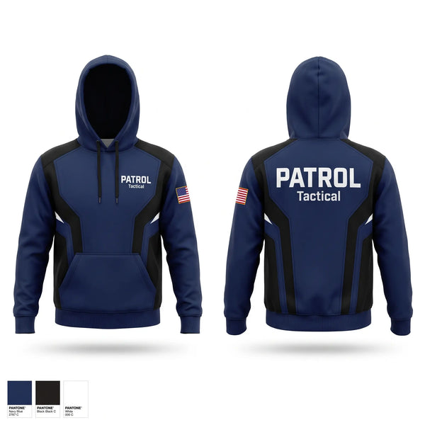 Hoodie, Patrol, Police, Teamtime, Team time, sublimation, custom sports apparel, team uniforms, spirit wear, spiritwear, sports uniforms, custom shirts, team store, custom team store, fundraiser sports, apparel fundraiser