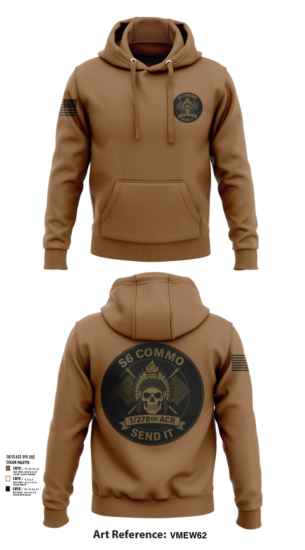 Hoodie, 1/278th ACR, , Teamtime, Team time, sublimation, custom sports apparel, team uniforms, spirit wear, spiritwear, sports uniforms, custom shirts, team store, custom team store, fundraiser sports, apparel fundraiser