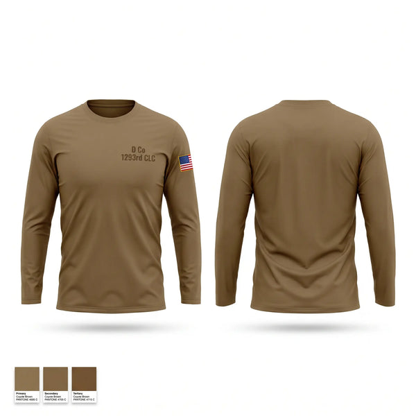 Long Sleeve Performance Shirt, D Co. 1/293rd CLC, Army, Teamtime, Team time, sublimation, custom sports apparel, team uniforms, spirit wear, spiritwear, sports uniforms, custom shirts, team store, custom team store, fundraiser sports, apparel fundraiser