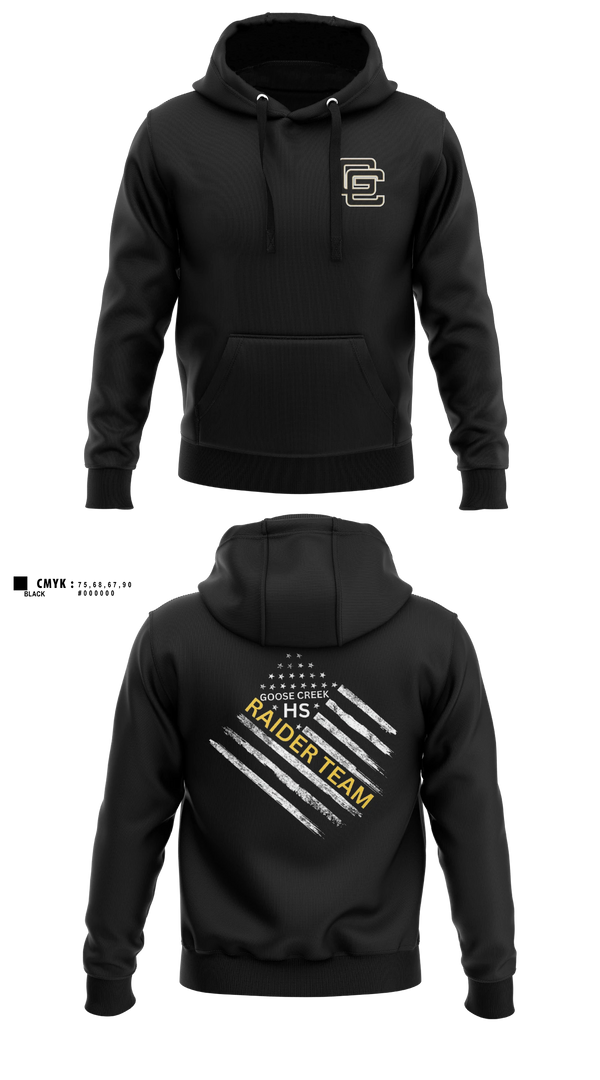 Hoodie, Goose Creek high school JROTC, Bowling, Teamtime, Team time, sublimation, custom sports apparel, team uniforms, spirit wear, spiritwear, sports uniforms, custom shirts, team store, custom team store, fundraiser sports, apparel fundraiser