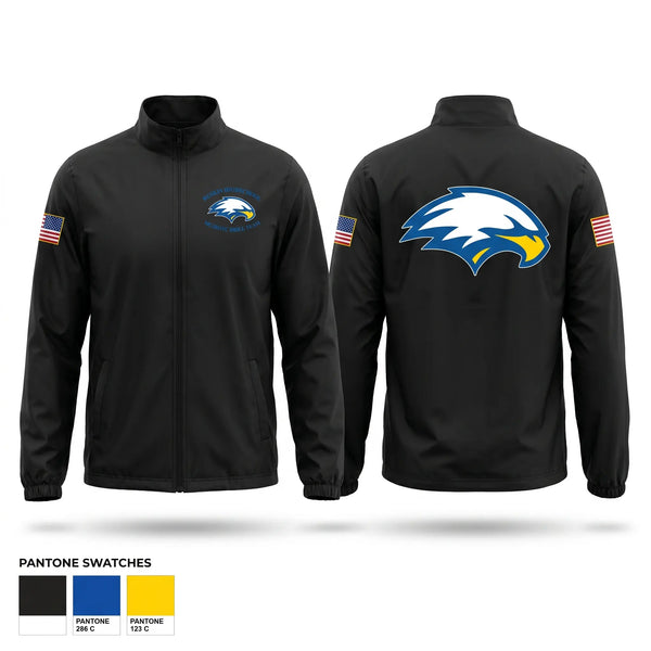 Windbreaker, RUSKIN HIGHSCHOOL MCJROTC, Marines, Teamtime, Team time, sublimation, custom sports apparel, team uniforms, spirit wear, spiritwear, sports uniforms, custom shirts, team store, custom team store, fundraiser sports, apparel fundraiser