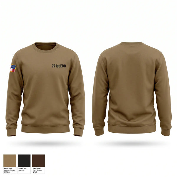 Crew Neck Sweatshirt, 721st ECC, Army, Teamtime, Team time, sublimation, custom sports apparel, team uniforms, spirit wear, spiritwear, sports uniforms, custom shirts, team store, custom team store, fundraiser sports, apparel fundraiser