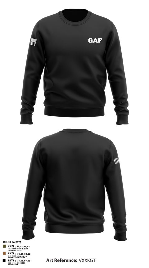 Crew Neck Sweatshirt, GAF, , Teamtime, Team time, sublimation, custom sports apparel, team uniforms, spirit wear, spiritwear, sports uniforms, custom shirts, team store, custom team store, fundraiser sports, apparel fundraiser