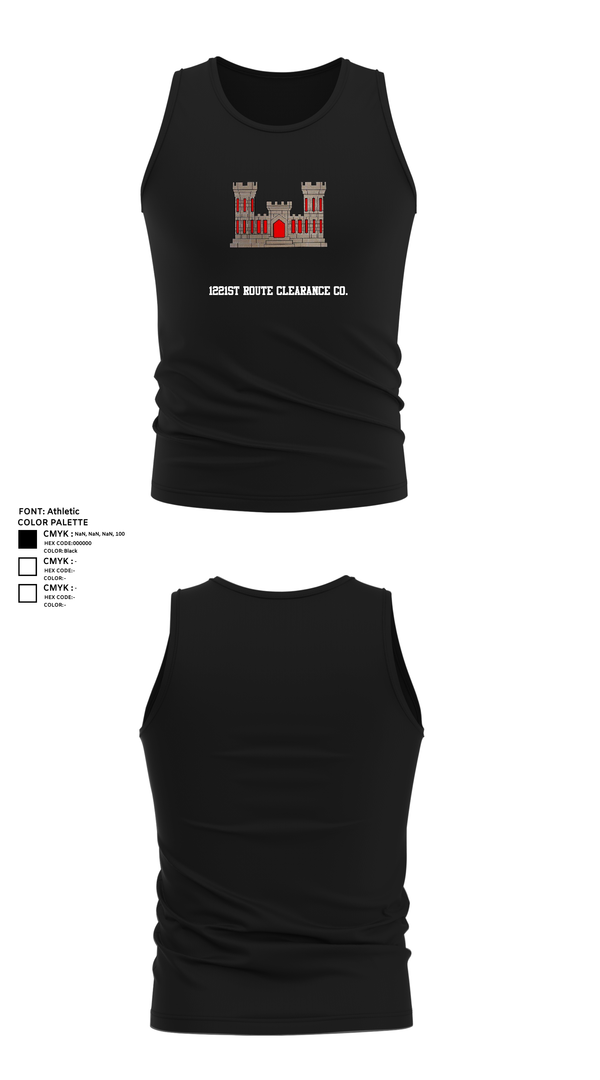 Tank Top, 1221st Route Clearance Co., National Guard, Teamtime, Team time, sublimation, custom sports apparel, team uniforms, spirit wear, spiritwear, sports uniforms, custom shirts, team store, custom team store, fundraiser sports, apparel fundraiser