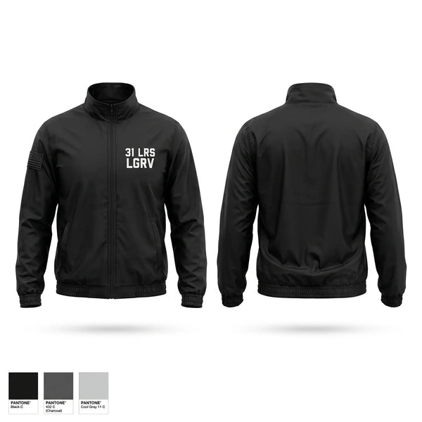 Windbreaker, 31 LRS LGRV, Air Force, Teamtime, Team time, sublimation, custom sports apparel, team uniforms, spirit wear, spiritwear, sports uniforms, custom shirts, team store, custom team store, fundraiser sports, apparel fundraiser