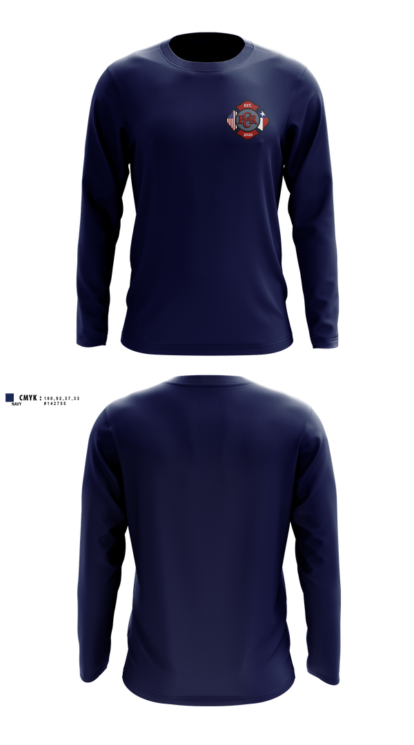 Long Sleeve Performance Shirt, Guadalupe County Fire Rescue, Fire Department, Teamtime, Team time, sublimation, custom sports apparel, team uniforms, spirit wear, spiritwear, sports uniforms, custom shirts, team store, custom team store, fundraiser sports, apparel fundraiser