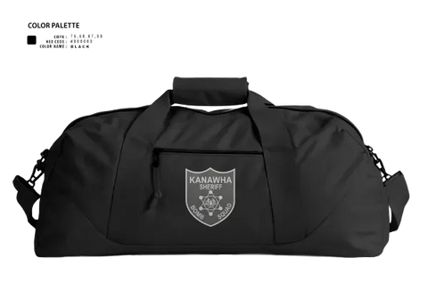 Duffle Bag, Kanawha Sheriff Bomb Squad, Police, Teamtime, Team time, sublimation, custom sports apparel, team uniforms, spirit wear, spiritwear, sports uniforms, custom shirts, team store, custom team store, fundraiser sports, apparel fundraiser