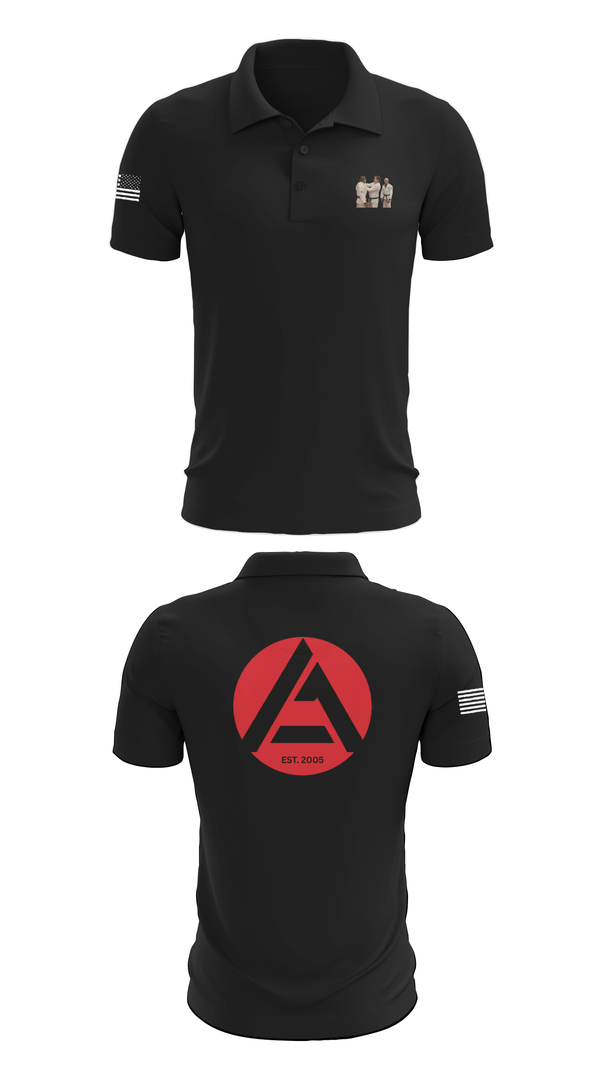 Short Sleeve Performance Polo, Gracie JiuJitsu Athens, , Teamtime, Team time, sublimation, custom sports apparel, team uniforms, spirit wear, spiritwear, sports uniforms, custom shirts, team store, custom team store, fundraiser sports, apparel fundraiser