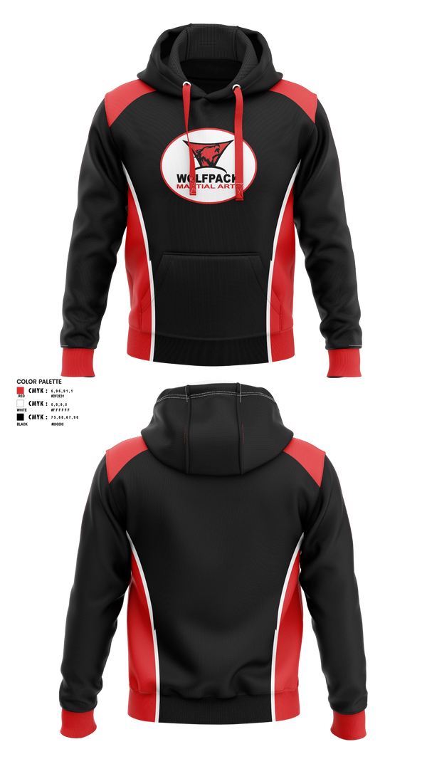 Hoodie, Wolfpack Martial Arts, , Teamtime, Team time, sublimation, custom sports apparel, team uniforms, spirit wear, spiritwear, sports uniforms, custom shirts, team store, custom team store, fundraiser sports, apparel fundraiser
