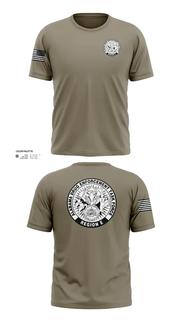 Old School Cotton Feel Shirt, Alabama Drug Enforcement Task Force, Police, Teamtime, Team time, sublimation, custom sports apparel, team uniforms, spirit wear, spiritwear, sports uniforms, custom shirts, team store, custom team store, fundraiser sports, apparel fundraiser