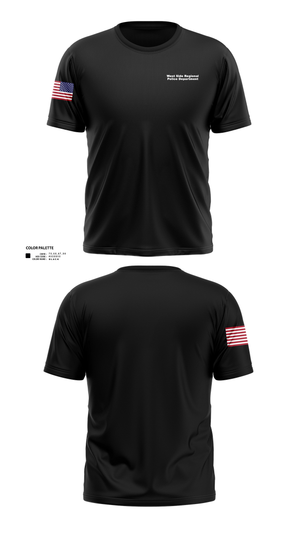 Short Sleeve Performance Shirt, West Side regional police department, Police, Teamtime, Team time, sublimation, custom sports apparel, team uniforms, spirit wear, spiritwear, sports uniforms, custom shirts, team store, custom team store, fundraiser sports, apparel fundraiser