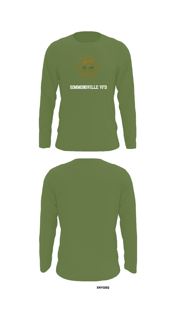 Long Sleeve Performance Shirt, Simmonsville VFD, , Teamtime, Team time, sublimation, custom sports apparel, team uniforms, spirit wear, spiritwear, sports uniforms, custom shirts, team store, custom team store, fundraiser sports, apparel fundraiser